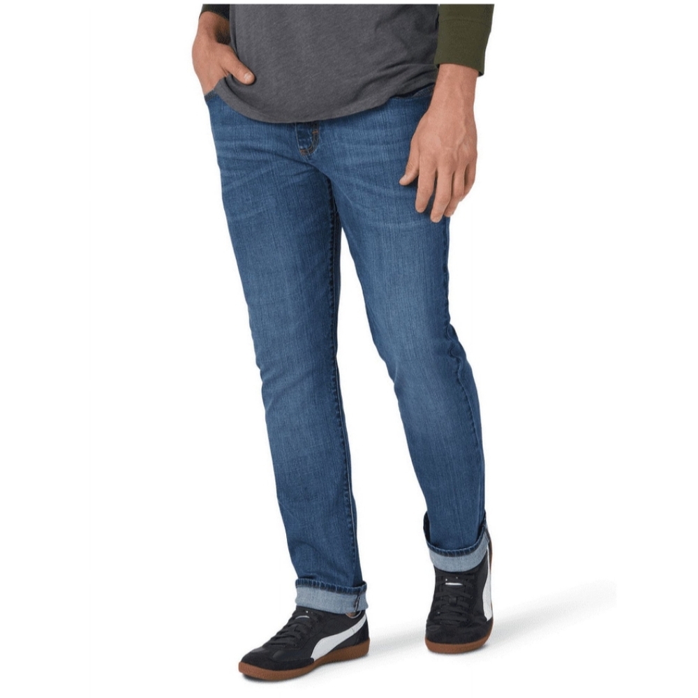 Lee Men's Size 40x30 Straight Tapered Denim Jean Color: Stream NWT